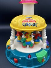 Vtg! Vtech Little Smart Light up Musical Animal Carousel Learn Shapes Toy WORKS - Monroe - US