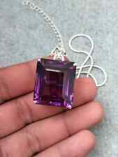 Fine African Amethyst Gemstone 925 Sterling Silver Valentine's Day Pendant