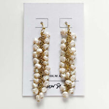 New Other Stories Pearl Cluster Drop Earrings Gift Fashion Women Party Jewelry