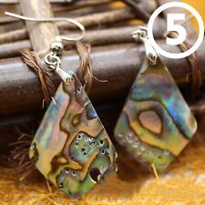 Women Bohemia Jewelry Dangle Earring Party Gifts Natural Abalone Shell Earrings