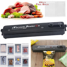 Vacuum Sealer Machine Food Preservation Storage Saver Automatic With 10 Bags USA