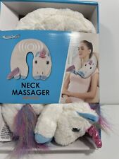 NEW Health Touch Neck Massager Vibration UNICORN MultiColor Sensory Toy Plush - Lombard - US