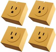 Mini WiFi Smart Remote Control Timer Switch Power Socket (Yellow, 4 Pack) - Montebello - US