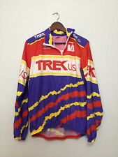 Trek USA Vintage 1980s Light Professional Cycling Jacket Men's Retro Sz M J