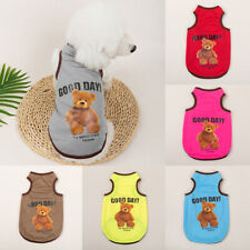 Pet Dog Cartoon Clothes Puppy T Shirt Clothing Small Dogs Cat Chihuahua Vest ↷ - Toronto - Canada