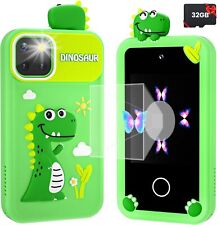 Kids Smart Phone for Girl Holographic Pyramid ,32G Card fr 3-10 Boys Girls Green - US