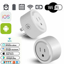 1/4 Pack Mini Smart Plug for Google Home Amazon Alexa WiFi Socket Outlet Switch - CN