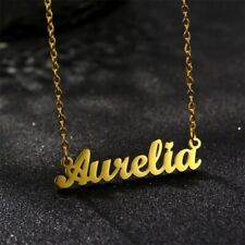 Personalized Name Custom Necklace Stainless Steel Pendant Fashion Jewelry Gift