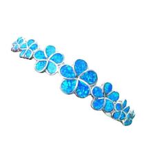 Kivony Fine Blue Opal Plum Bossom Bangles 925 Sterling Sliver Jewelry For Women