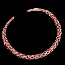 Pure Copper Vintage Handmade Copper Wire Unique Design Necklace Jewelry IN-006