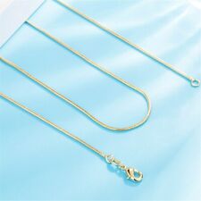 Hot 18K Gold Color Women 2mm Snake Chain Necklace Ultra Thin Choker gift Jewelry