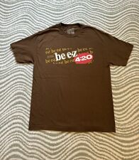 Effectus Clothing be e-z 4:20 Brown T-Shirt Large Made To Match Jordan 6 Cigars