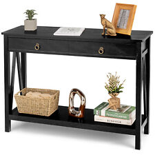 Console Table 2 Drawer Storage Shelf Modern Sofa Table Entryway Hallway - Mumbai - India