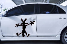 2x Wile E Coyote Hitting Wall Splat Wiley Vinyl Decal Sticker Different colors