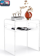 Acrylic End Table Clear Modern Minimalist Easy Assembly Environmental Protection - Denver - US