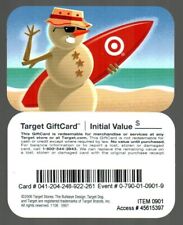 TARGET Sandman with Surfboard ( 2006 ) Gift Card ( $0 ) V1
