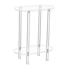 Acrylic Table 2 Tiers Nonslip Rectangular NightStand for Hotel Office Dorm - Toronto - Canada