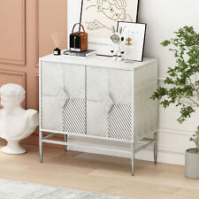 31.50 Modern 2 Door Storage Cabinet Accent Cabinet with Metal Leg for Entryway - Toronto - Canada"
