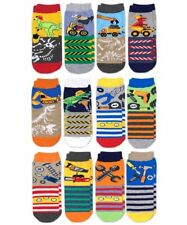 Jefferies Socks Boy Pattern Dinosaur Construction Tools Animal Stripe Bulk 12PK