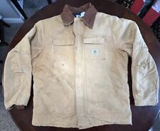 Vintage Carhartt Brown Mens Arctic Quilt Lined Jacket MADE IN USA 2xl?