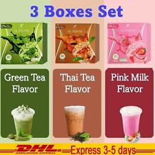 3x Slandar Thai Tea, Pink Milk, Green Tea Drink Slimming Control Hunger 0% Sugar - Toronto - Canada