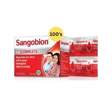 Increase Replenishes Stores Haemoglobin Iron Level SANGOBION Supplement 100'S - Toronto - Canada