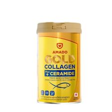 Amado Gold Collagen Plus Ceramide Rice Extract Powder Drink Vitamin C Fish 150 g - Toronto - Canada