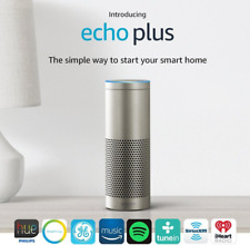 Amazon Echo Plus 1st Gen Music Speaker with Alexa Smart Home Hub ZE39KL Silver - Bowie - US