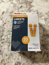 Cvs Health Micro-Thin Lancets (200 Count) 33 Gauge Brand New Factory Sealed - Jonesborough - US