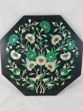 12 Table Marble Inlay Top pietra Dura coffee malachite lapis room decor o77"