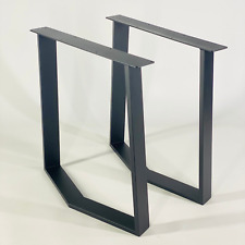 Industrial Metal Table Legs - ZIGZAG , Steel Dining Desk Table Legs, Set of 2 - Toronto - Canada