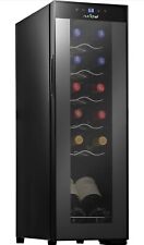 NutriChef PKCWC120 Smart Wine Cooler Chilling Refrigerator. Adjustable Temp. - Boiling Springs - US