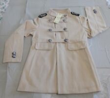 Womens FASHION CLOTHES Beige Double Breasted Pea Coat Size L *Brand New*