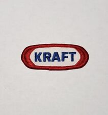 Kraft Cheese Foods patch, new, vintage 80's, 3 W x 1.25" H"