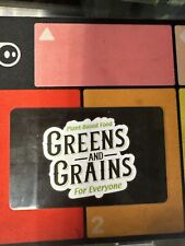 Greens and Grains restaurant food gift card - $100 value