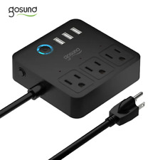 Gosund Smart Power Strip Plug 3 USB WiFi APP Control Work With Alexa Google Home - US