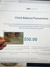 Spafinder Gift Card $50 Gift Card