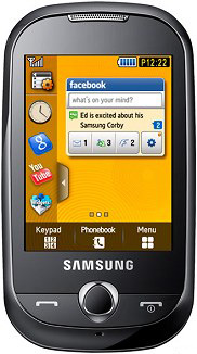 Samsung S3653 Corby Reviews, Comments, Price, Phone Specification